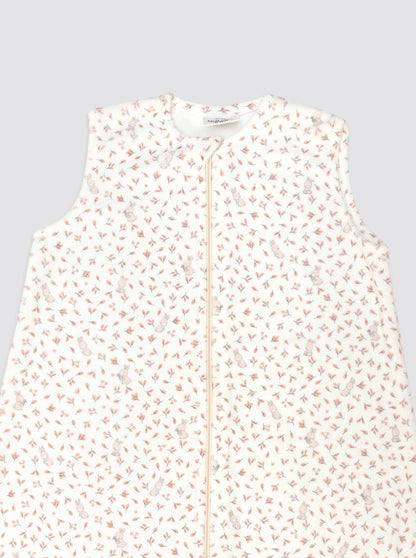 Pyjama à bulles Lapin Feuilles roses