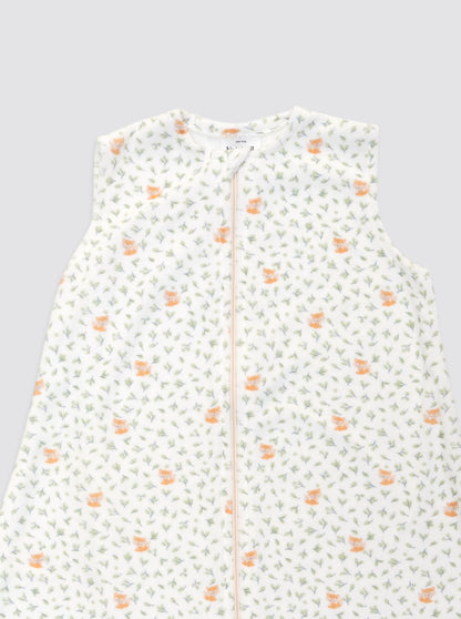 Pyjama à bulles Renard Feuilles vertes