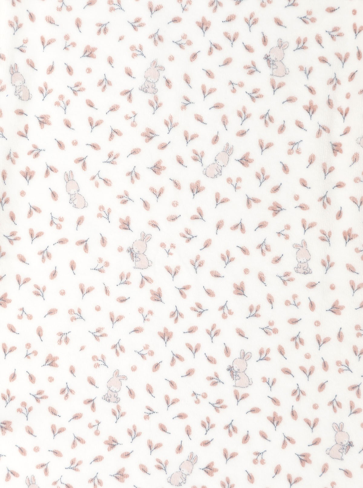 Bubble Sack Bunny Pink Leaves