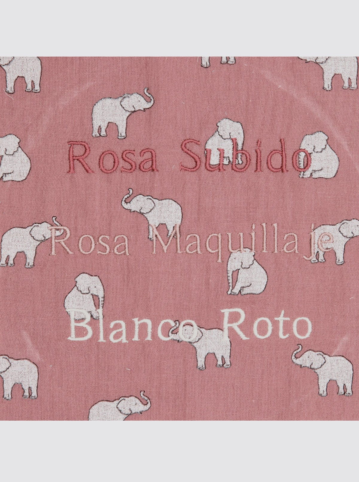 Pijama Burbuja Bambula Rosa Elefantes