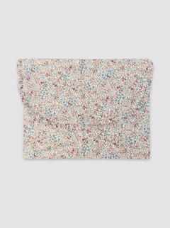 Large White Burgundy Garment Bag