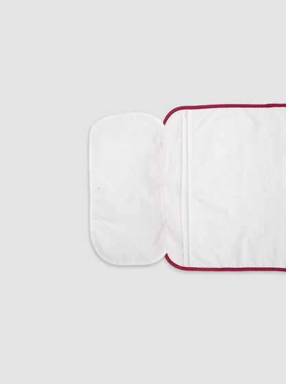 Sac organisateur de vêtements blanc bordeaux