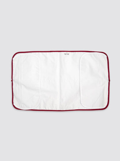 Sac organisateur de vêtements blanc bordeaux