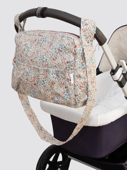 Large Waterproof White Burgundy Trolley Bag