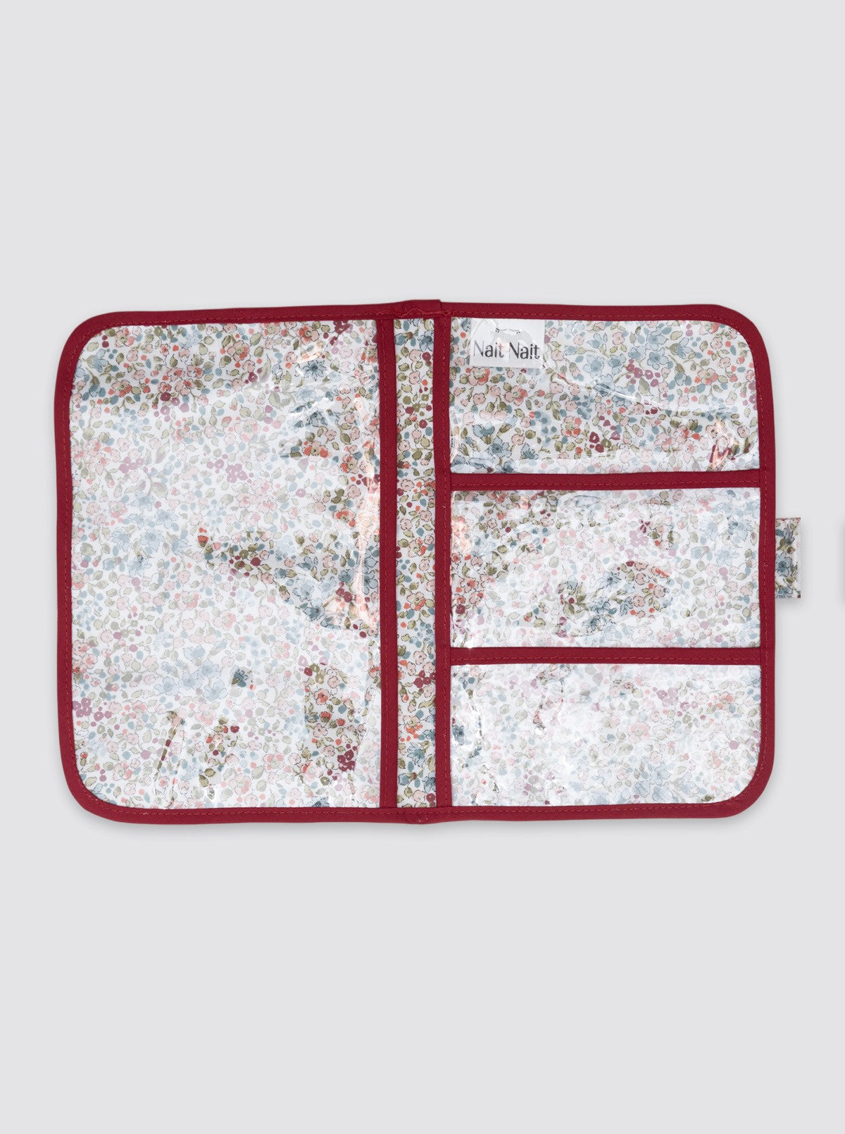 Portadocumentos Blanca Burdeos