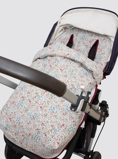 Funda con Saco Universal Blanca Burdeos