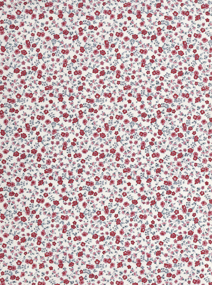 Pacifier Clip with Pocket, Flower, Burgundy Corduroy