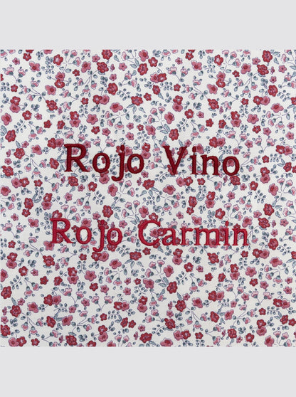 Talega Grande Flor Pana Burdeos