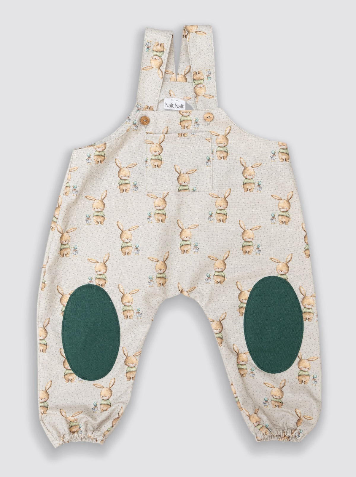 Rabbit and Duck Crawling Bib