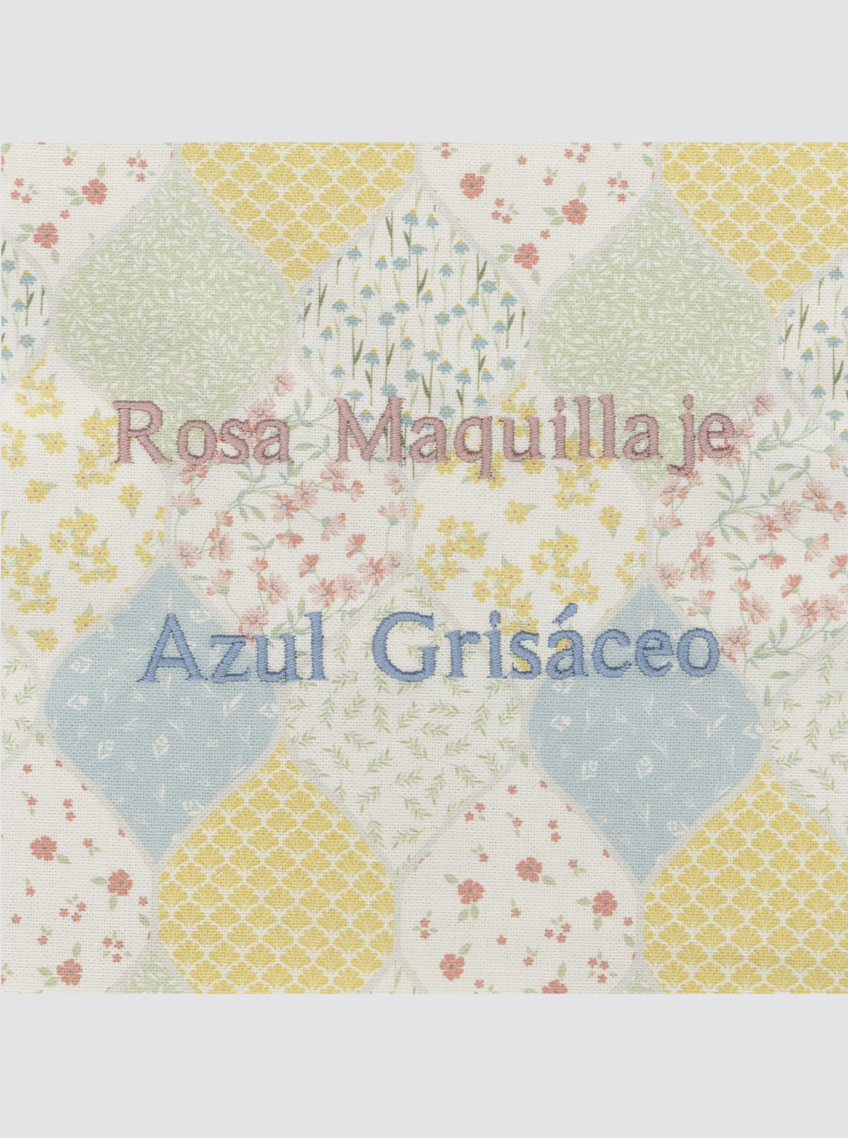 Talega Pequeña Flores Patchwork