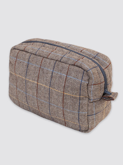 Trousse de toilette marron gallois
