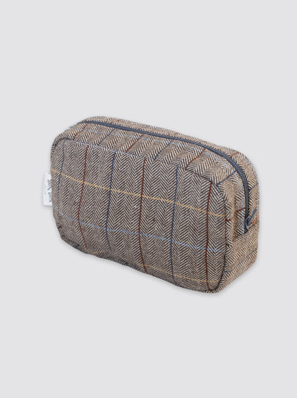 Petite trousse de toilette galloise marron