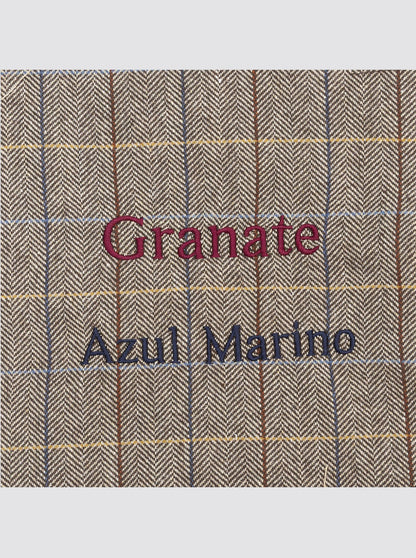 Petite trousse de toilette galloise marron