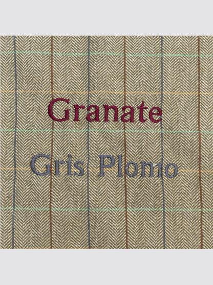 Petite trousse de toilette galloise verte