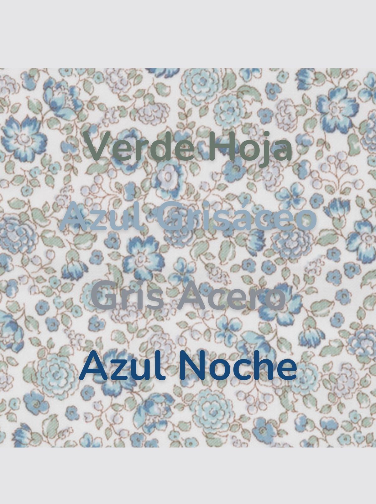 Estuche Portalápices Flores Nina Azul