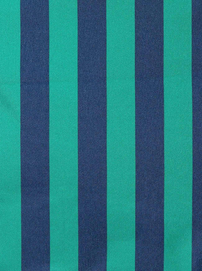 Estuche Portalápices Rayas Marino y Verde