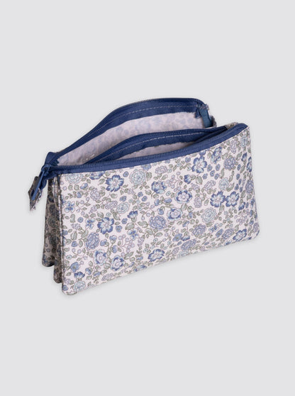 Blue Nina Flowers Pencil Case