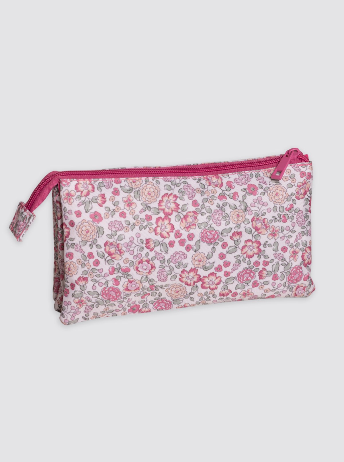 Estuche Portalápices Flores Nina Rosa