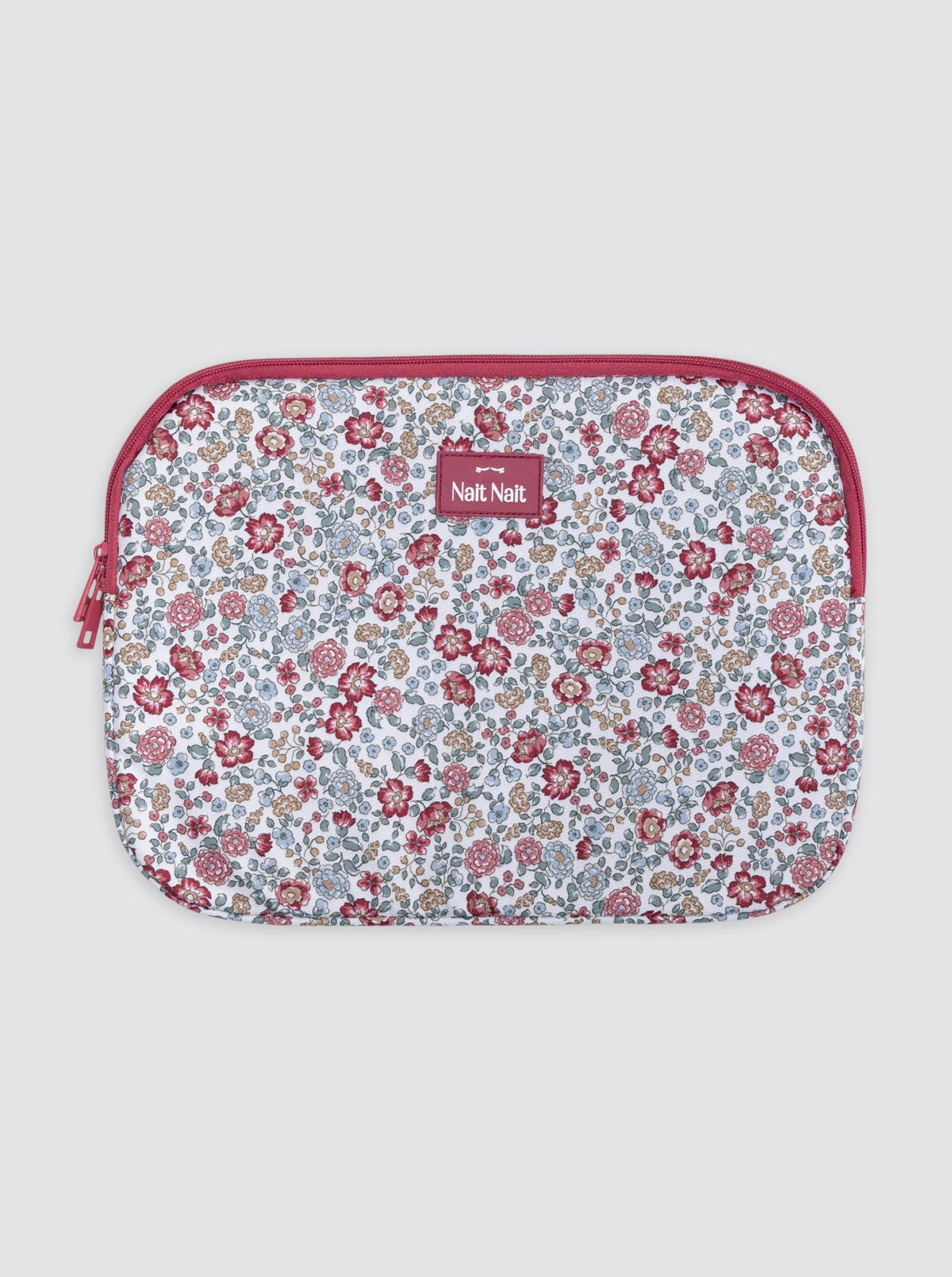 Funda para Portátil 14" Flores Nina Burdeos