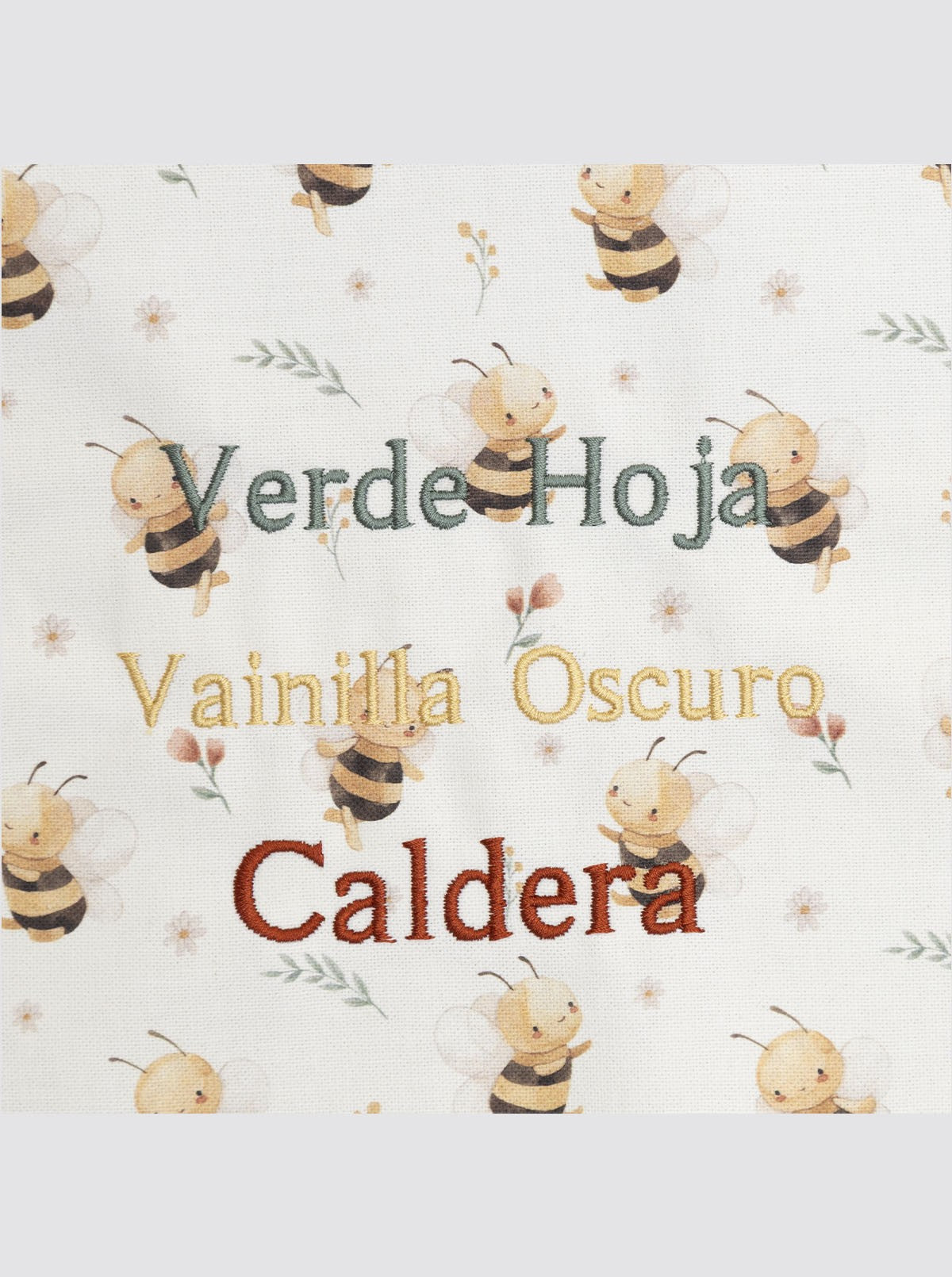 Talega Pequeña Flores Abejas