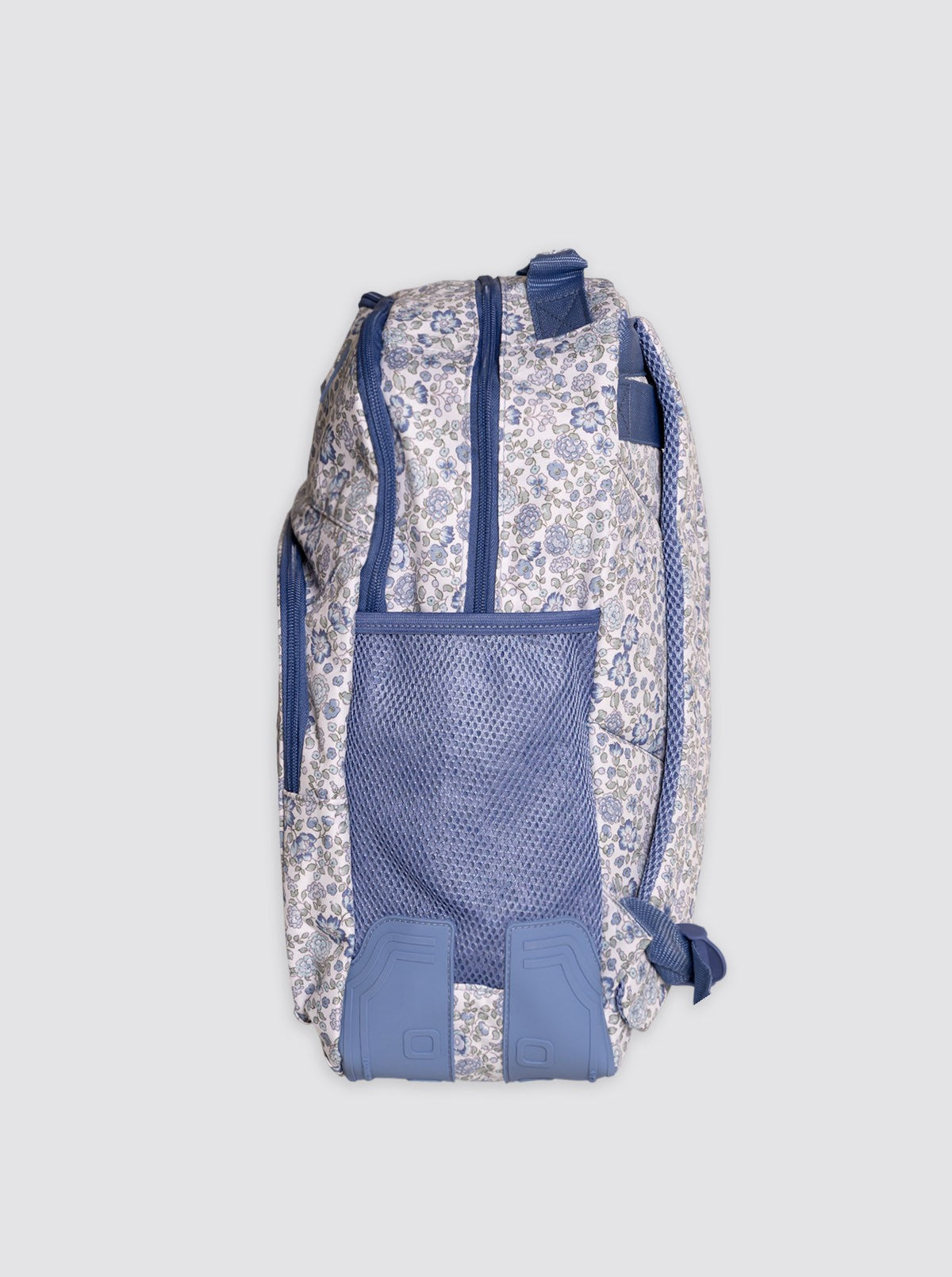 Mochila Grande Flores Nina Azul