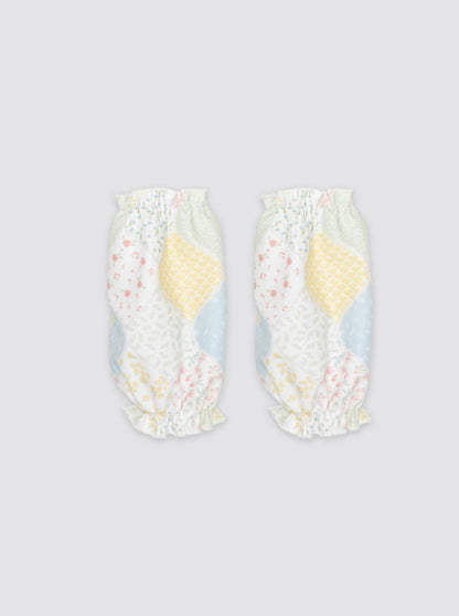 Puños Flores Patchwork