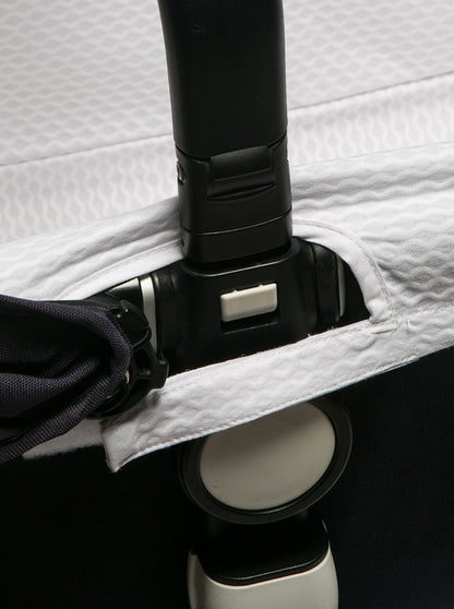 Cubreparedes Capazo Piqué Blanco Gordito