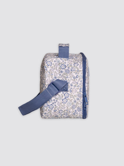 Bolsa Térmica Cuadrada Flores Nina Azul