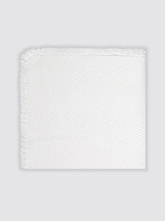 White Marseille Duvet Cover for Bed - 105x200cm