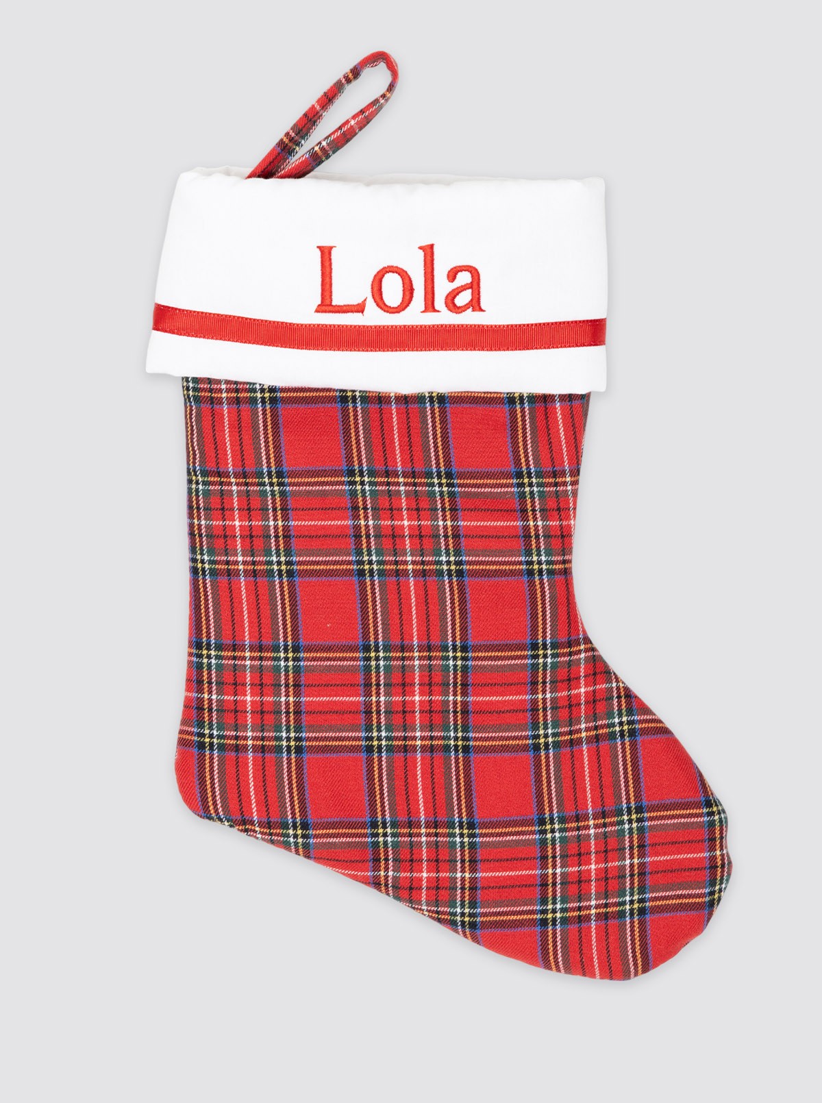 Calcetín Pequeño Navidad Balmoral Rojo