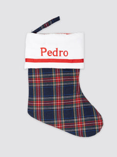 Small Tartan Christmas Stocking