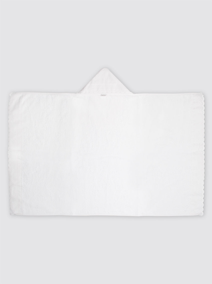 Toalla Mini Tira Bordada Blanca