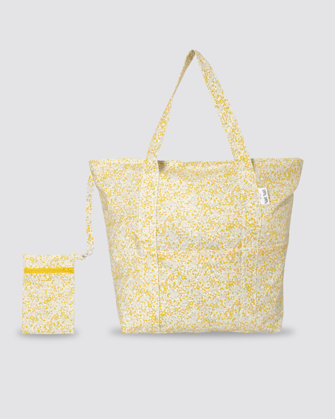 Bolsa de Playa Grande Flores Catalina Amarillo