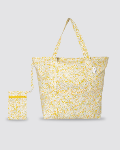 Bolsa de Playa Grande Flores Catalina Amarillo