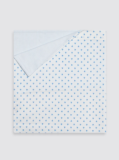 Funda Edredón Amapolas Azules