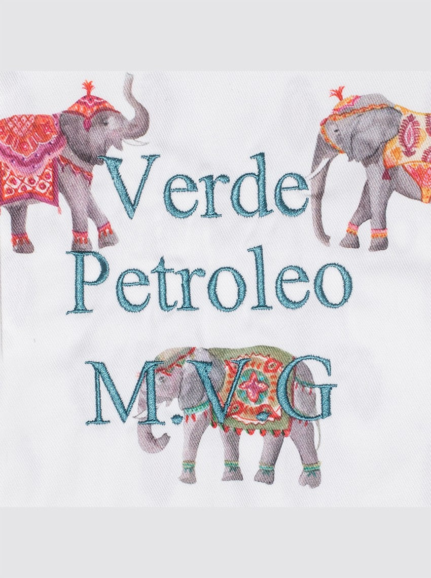 Talega Pequeña Elefantes Natural