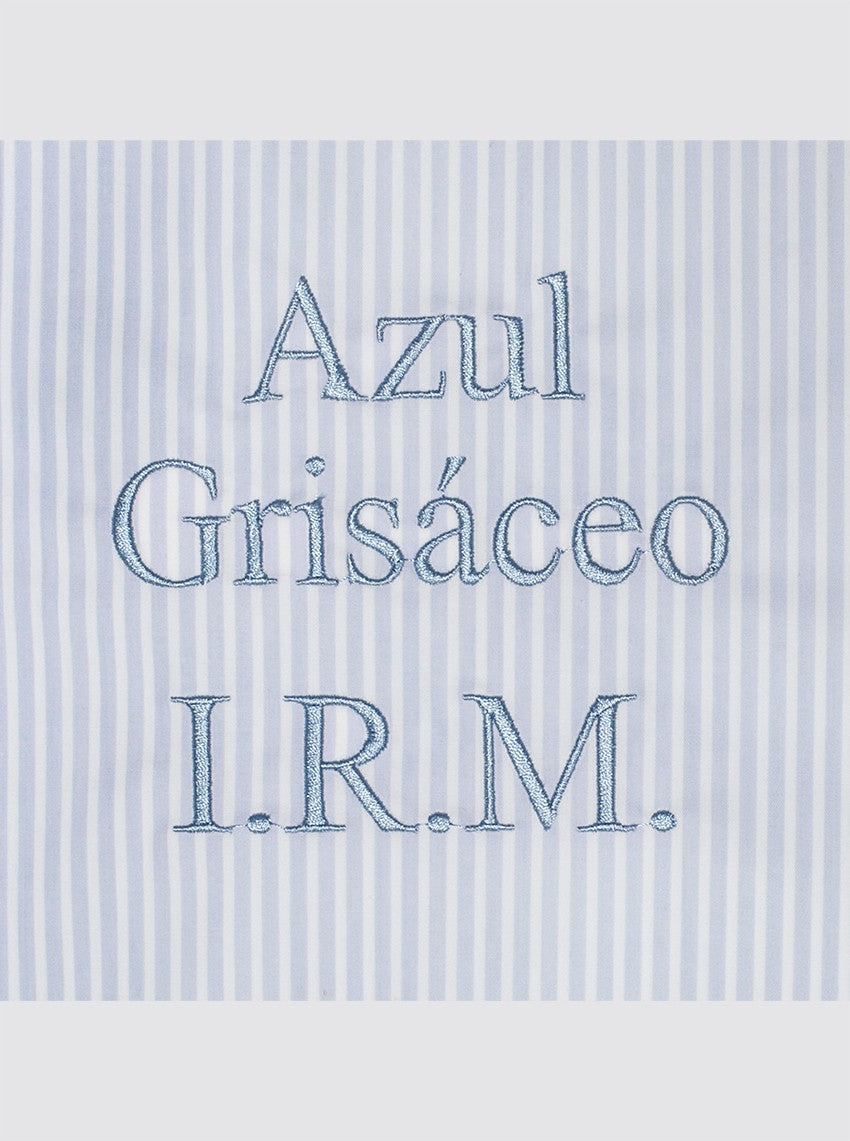 Neceser Impermeable Rayas Celestes
