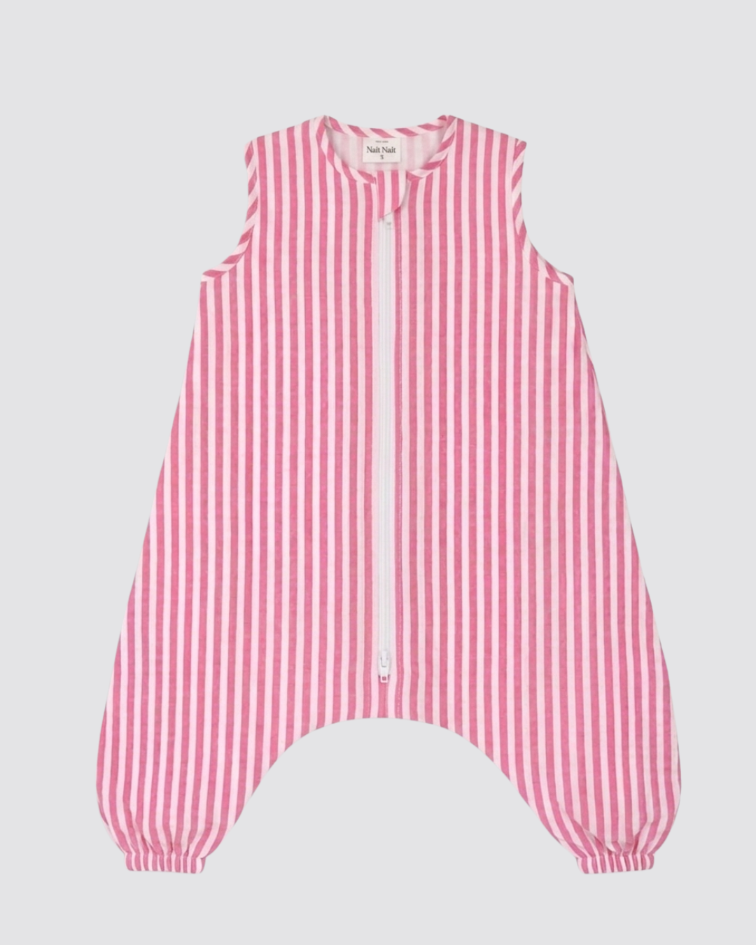 Pijama Burbuja Bambula Rayas Rosas