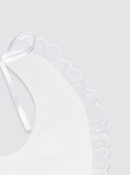 Babero de Baba Redondo "Un Panete" Con Rizo Impermeable