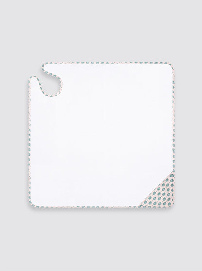 Serviette de bain légère pour bébé avec motif bonsaï rose