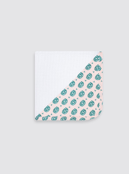 Serviette de bain légère pour bébé avec motif bonsaï rose