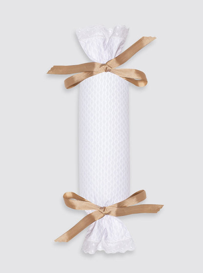 Thick Piqué Anti-Roll Cushion - Plain Bow