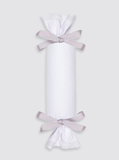 Thick Piqué Anti-Roll Cushion - Plain Bow