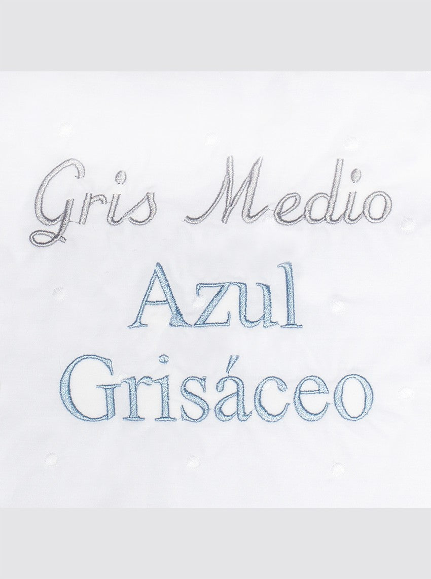 Panier à couches à pois blancs