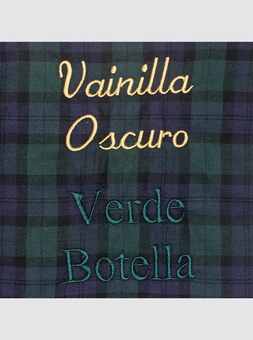 Petit sac Balmoral bleu marine et vert