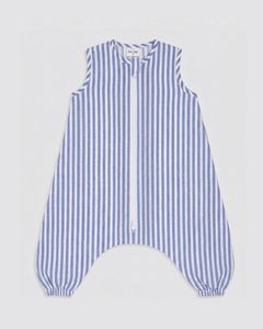 Pijama Burbuja Bambula Rayas Azules