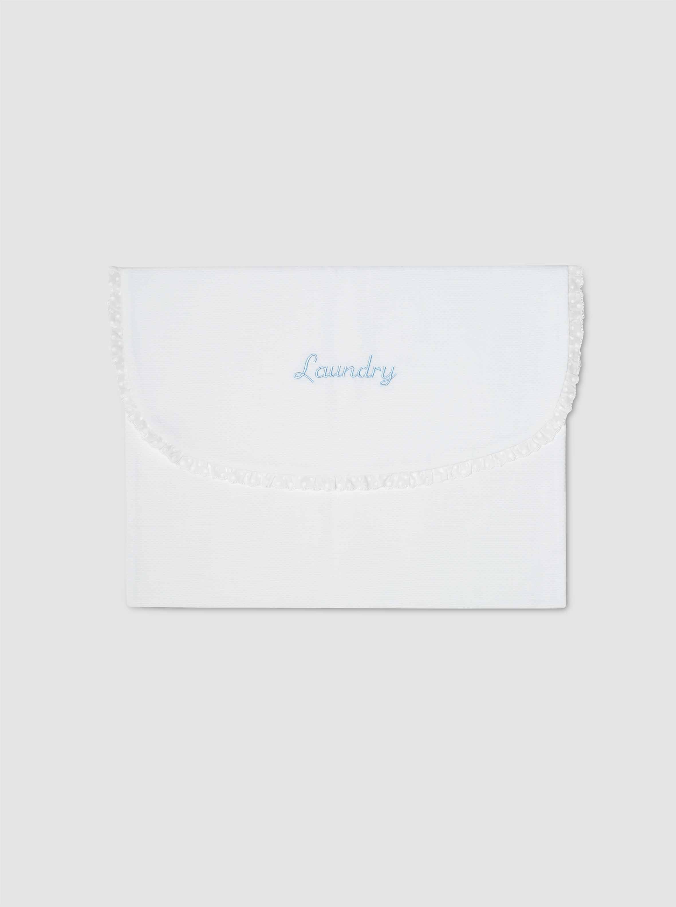 Bolsa de Ropa Pequeña Piqué Nano Tira Bordada