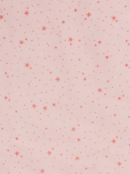 Babero Con Bolsillo Interior Estrellas Rosas