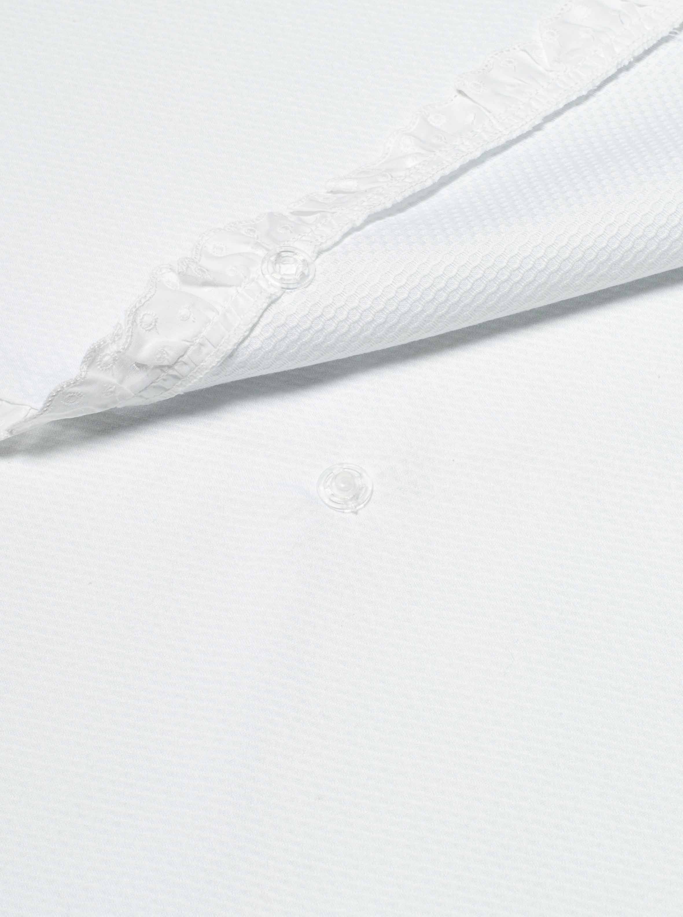 Bolsa de Ropa Pequeña Piqué Nano Tira Bordada