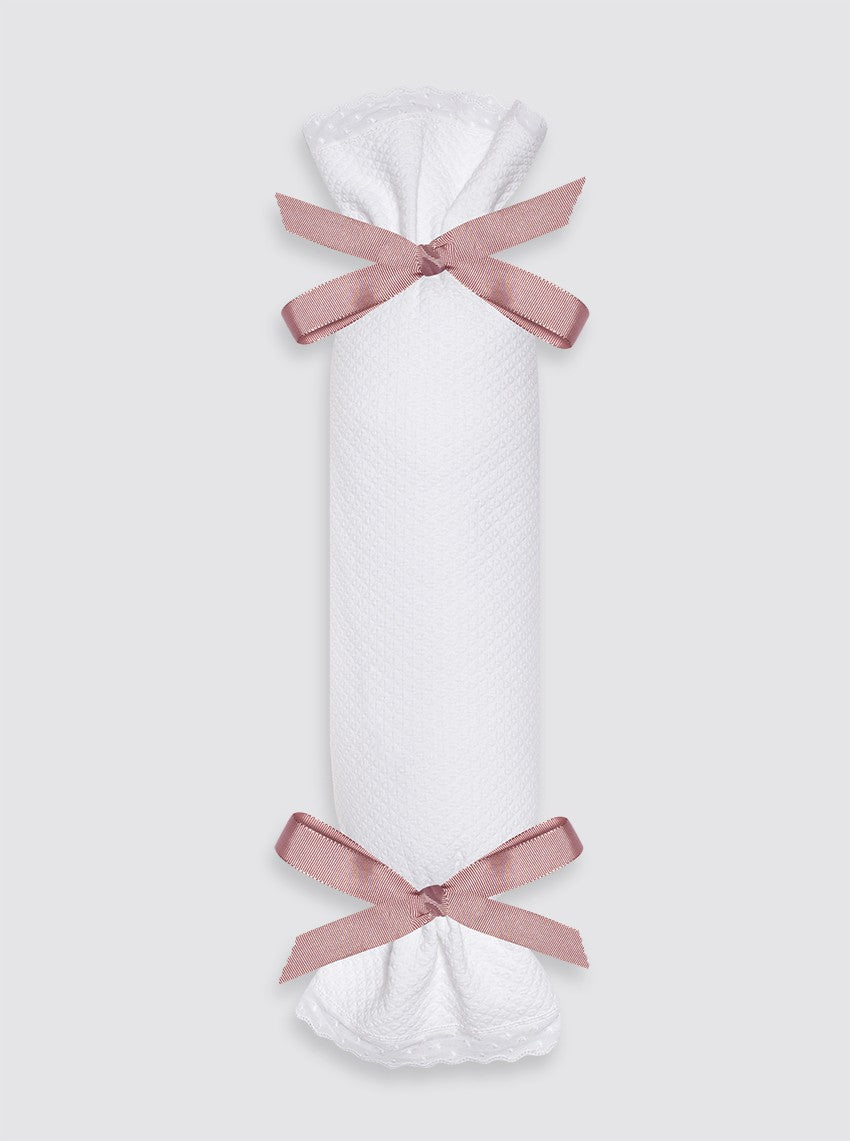 Anti-roll cushion, Piqué Bird's Eye pattern - Plain bow